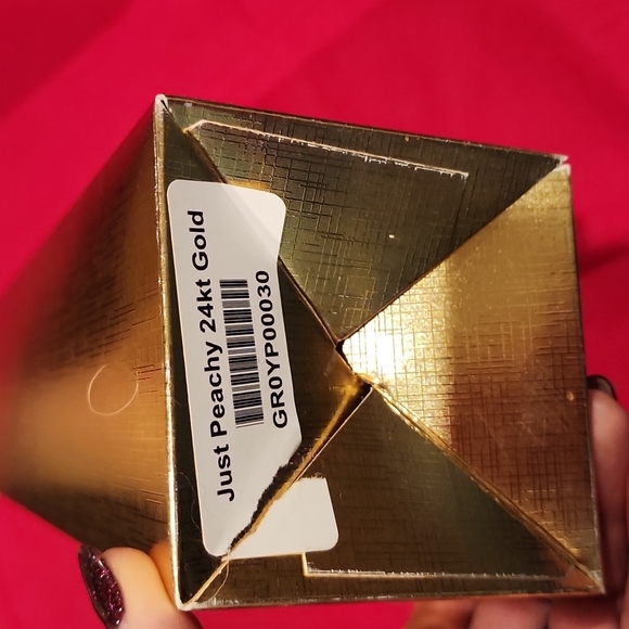 COPY - Steven Singer Real Rose Just Peachy Preserved and Dipped in 24 Karat Gold - Picture 10 of 12